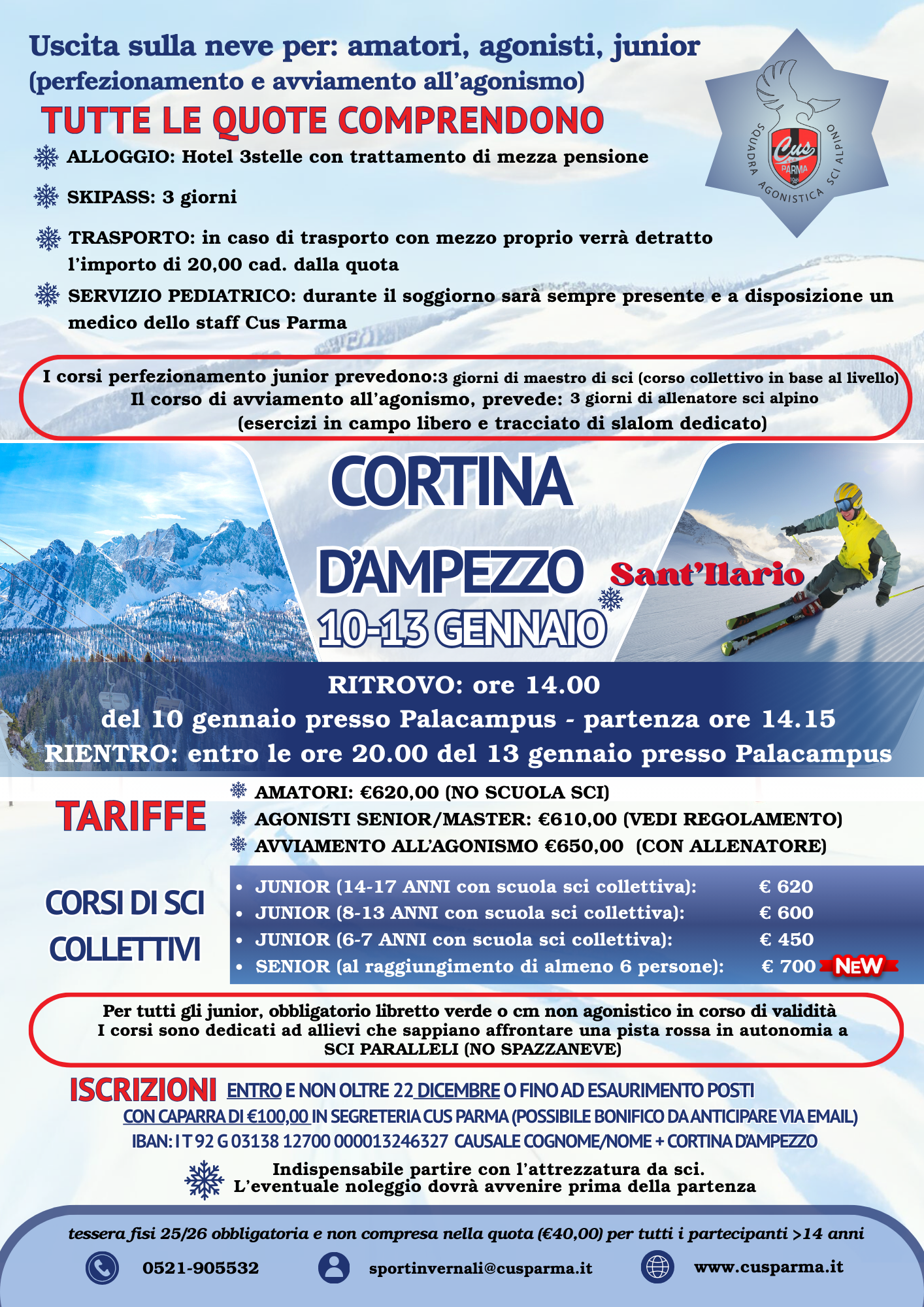 Cortina D’Ampezzo volantino