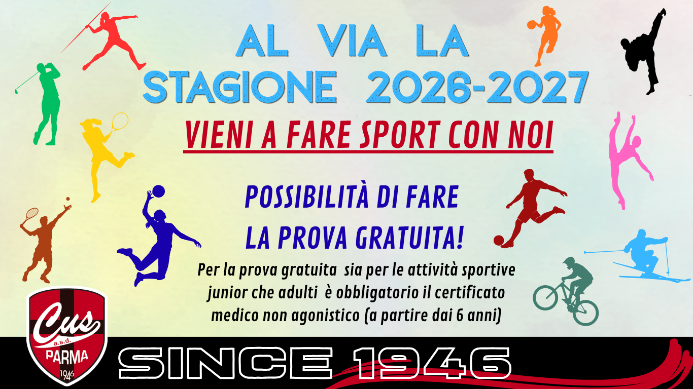 scopri la stagione sportiva 2025-2026 (Sito web)